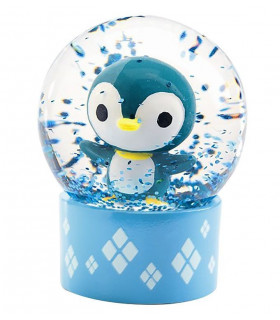 Mini snežná guľa - tučniak