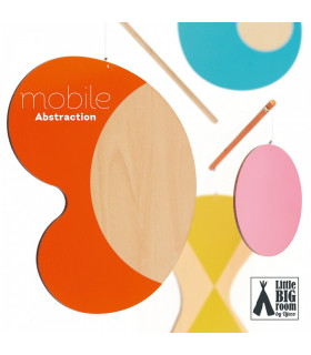 Abstrakcia - závesný mobil