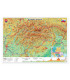 Geografická mapa Slovenskej republiky/kraje A3
