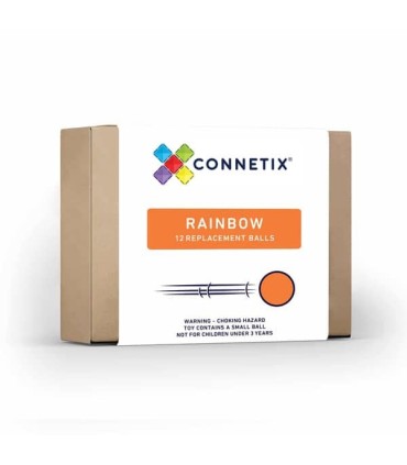 Náhradné guličky 12ks Connetix Rainbow