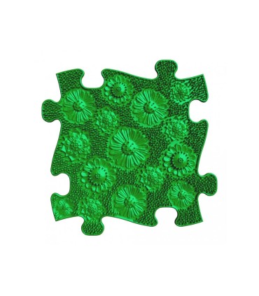 Ortopedická podlaha - Lúka tvrdá zelená, podlahové puzzle Muffik