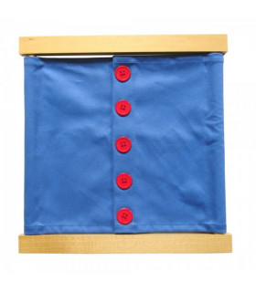 Montessori fastening frame - large buttons