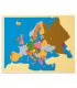 Montessori mapa Európy