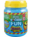 Slimy® Bucket Fun, naťahovací sliz 800g, modrá