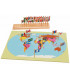 Montessori mapa sveta s vlajkami