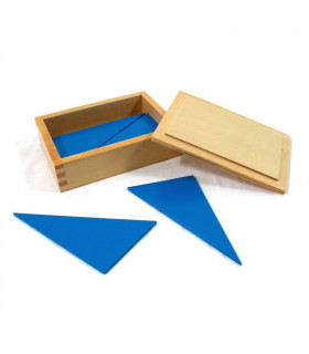 Modré trojuholníky v krabičke