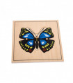 Montessori puzzle Motýl