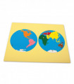 Montessori mapa světa