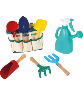 Garden tools in a bag for children