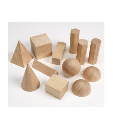 Geometrické telesá - drevené