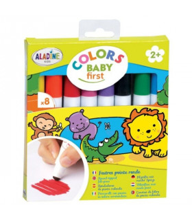 Baby markers for the little ones, with a round tip