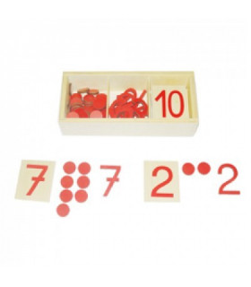 Montessori numbers and chips