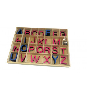 Malá pohyblivá abeceda - veľké tlačené písmená v krabici