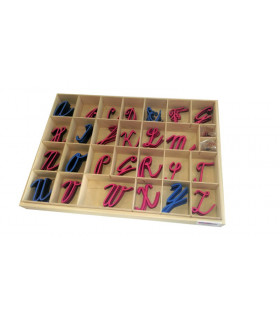 Pohyblivá abeceda - veľké písané písmená v krabici