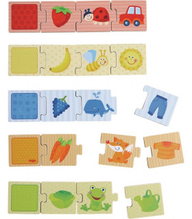 Dřevěné puzzle Učení barev HABA
