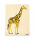 Puzzle s úchytkami Žirafa