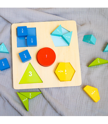 Zlomky - puzzle tvary