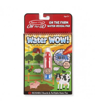 Kúzelné omaľovanky vodou Water Wow - Farma (znovupoužiteľné)