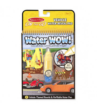 Kúzelné omaľovanky vodou Water Wow - Dopravné prostriedky (znovupoužiteľné)