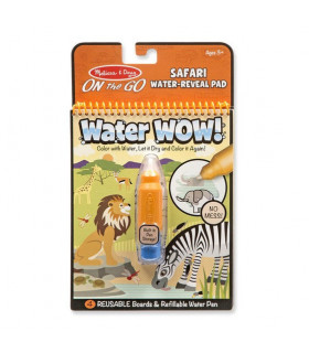 Kúzelné omaľovanky vodou Water Wow - Safari (znovupoužiteľné)