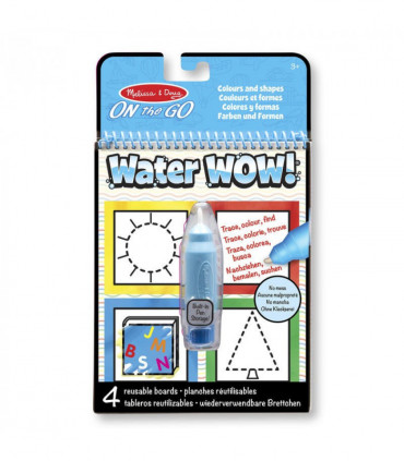 Kúzelné omaľovanky vodou Water Wow - Farby a tvary (znovupoužiteľné)