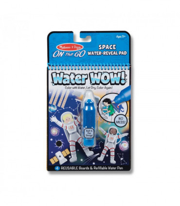 Kúzelné omaľovanky vodou Water Wow - Vesmír (znovupoužiteľné)