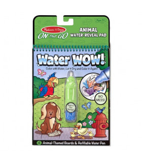 Kúzelné omaľovanky vodou Water Wow - Zvieratká (znovupoužiteľné)