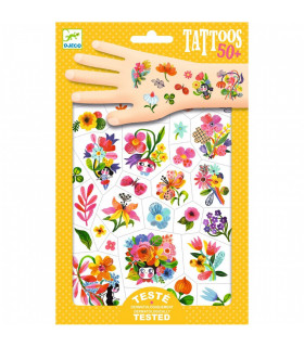 Tetovačky - Akvarelové kvety