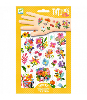 Tetovačky - Akvarelové květiny