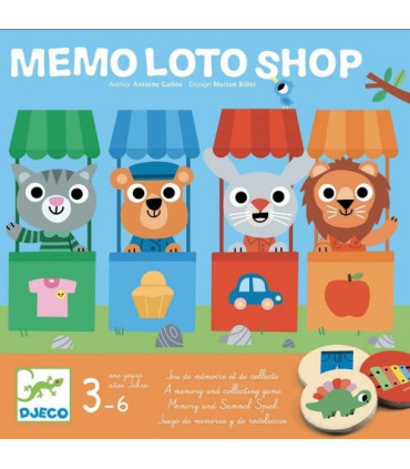 Memo loto shop - paměťová desková hra